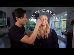My viral TikTok son Gabriel is doing my Makeup | Monika Blunder