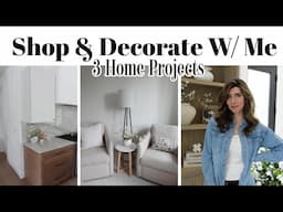 New SPRING Shop & Decorate With Me / DIY Home Projects & Garden Design Plans