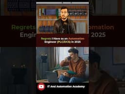 My Regrets as an Automation ( PLC, DCS and SCADA) Engineer in 2025? #plcengineer #automation