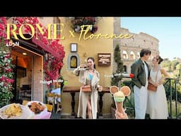 Italy Travel Vlog | 4D3N in Rome & Florence 🇮🇹 must visit place & viral foods