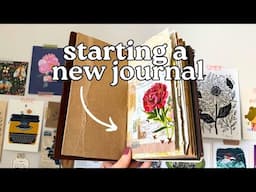 Overthinking the first page? Start a new junk journal with me ✂️ ✨