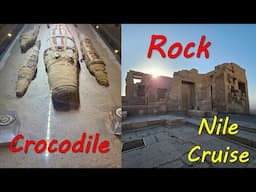 Egypt Nile Cruise Crocodiles & Edfu & Kom Ombo Temples