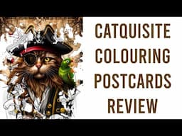 Catquisite Colouring Postcards by Sarah Richter | Review