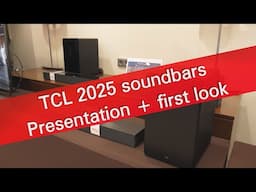 TCL 2025 soundbar lineup (plus Z100 demo and Q85H Pro and Q65H first look)