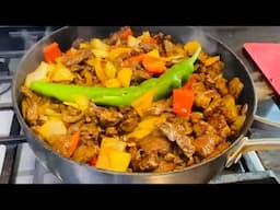 Beef Onion Stir Fry / How to make Tender stir fry beef