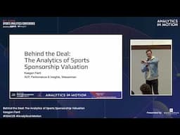 SSAC25 : Behind the Deal : The Analytics of Sports Sponsorship Valuation