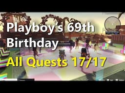 Playboy, All Quests 17/17 - The Sandbox