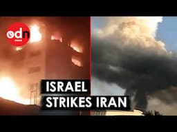 Moment Israeli Strike Hits Iranian Nuclear Site in HUGE Attack