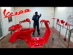 50 Year Old Rusty Vespa - Full Restoration - Part 1