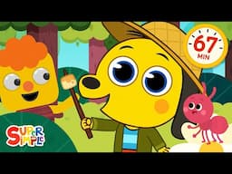 When We Go Camping + More | Kids Road Trip Songs | Super Simple Songs