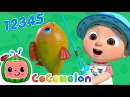 12345 Once I Caught A Fish Alive! 🐠  CoComelon Nursery Rhymes and Kids Songs | Learning ABCs & 123s