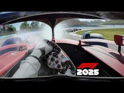 F1 25 on a $50,000 Motion Rig | 25% WILD Spanish GP Race