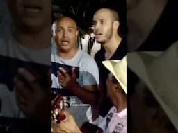 Rick e seu filho Victor cantando Tião e Praiano