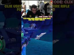 Clix USES the NEW Enhanced Spire Rifle for the FIRST TIME 😳