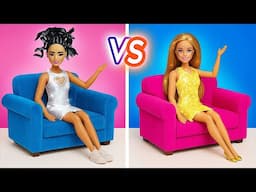 GOLD vs SILVER Doll Makeover! Ultimate Transformation Hacks by 123 GO!