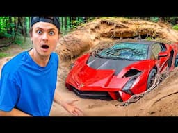 I Found a Lamborghini BURIED in my Backyard!!
