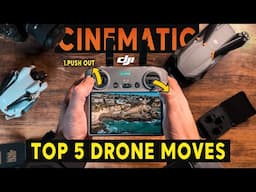 5 DRONE MOVES YOU NEED TO KNOW! - DJI Mini 4 Pro
