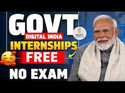 Free Government Internship 2025| Digital India Internship Scheme | Internship for College Student