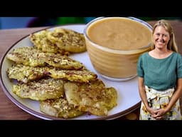 Crispy Smashed Potatoes + Bang Bang Sauce = Plant-Based Magic!