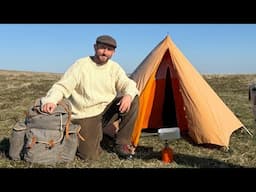 Hiking & Wild Camping Using Only VINTAGE GEAR! ⛺️