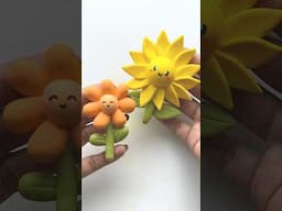 Basic flowers with basic shapes #shorts #jennahandcrafts