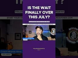 Is the Wait Finally Over this July? #mirandaminer #educational #news #altseason #altcoins