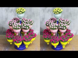 Beautiful Flowers Bloom in My 3 Storey Tower Garden!