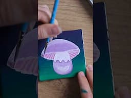 Tiny Canvas Painting Idea with Acrylic Paint