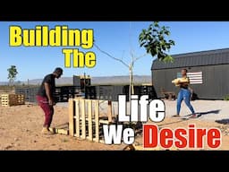 WORKING TOGETHER BUILDING THE LIFE WE WANT OFF GRID! A DAY IN THE LIFE VLOG.