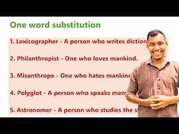 One word substitution | A.chik ku.chi name talata.