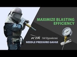 Maximize Abrasive Blasting Efficiency:  KTA 160 Hypodermic Needle Pressure Gauge