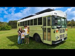 They Built a Stunning Modern Tiny Home in a Bus