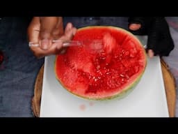 Relaxing Watermelon Eating ASMR Sounds