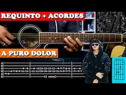 Tutorial | A Puro Dolor | Gabito Ballesteros | Requinto | Acordes
