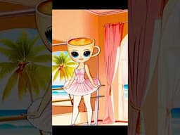 Ladybug Ballerina Cappuccina Paper Dolls Dress up #miraculous #paperdiy #lolsurprise #papercraft