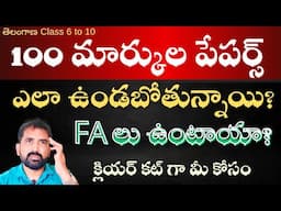 Telangana Class 6 to 10 New Model Papers 2025 - 2026 || English with Jagadeesh || Class 6 to 10