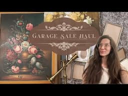GARAGE SALE HAUL ✨ - A stunning vintage thrift haul