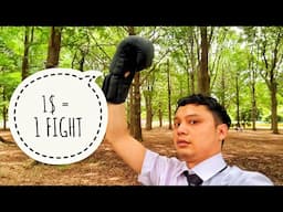 1$ = 5 SECONDS OF KICKBOXING