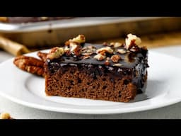 Keto Texas Sheet Cake with Chocolate Glaze