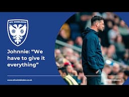 💬 "We have to give it absolutely everything" | Johnnie previews Port Vale (H)🟡🔵