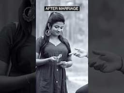 Before marriage vs After marriage #husbandwife #shorts #comedy #viralvideo #shortvideo #trending