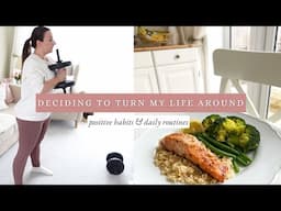 WEEKLY VLOG | healthy habits that are changing my life, food/fitness inspiration +  mindset | AD