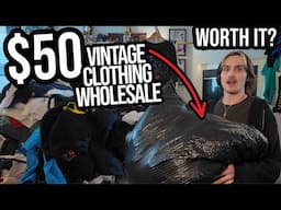 $50 VINTAGE MYSTERY BAGS?! did i come up?