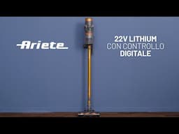 22V Lithium Digital Panel - Scopa Elettrica - Ariete 2704 Arancione
