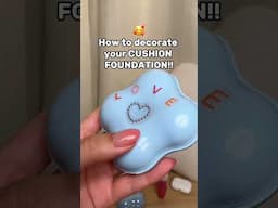 Stickers on my cushion foundation?!? 🤯🧸ྀི