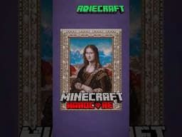 INSANE Mona Lisa Minecraft Map #minecraft #gaming #minecraftbuilding #minecraftshorts