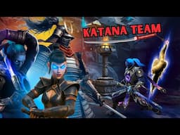 The Katana Team 🔥 Fastest HERALD Team of the Arena strikes back || Shadow Fight 4 Arena