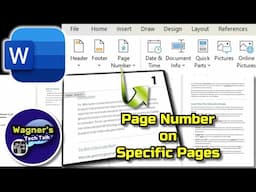 How to Add Page Numbers in Word to Specific Pages [TechBites]