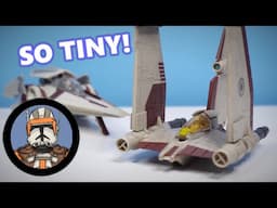 Why isn't it the W-wing?? Micro Galaxy Squadron V-19 Torrent and V-wing Starfighter Clone Pilots