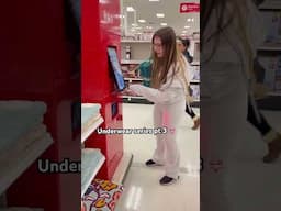 She scans item when mom isn’t looking. #shorts